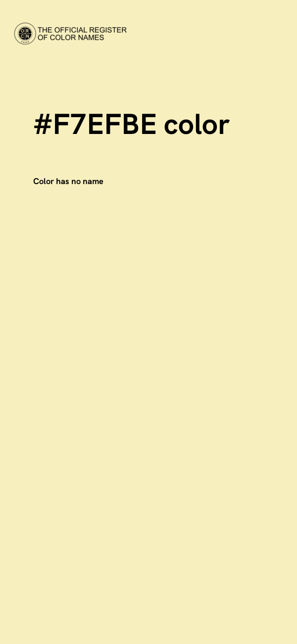#F7EFBE color image
