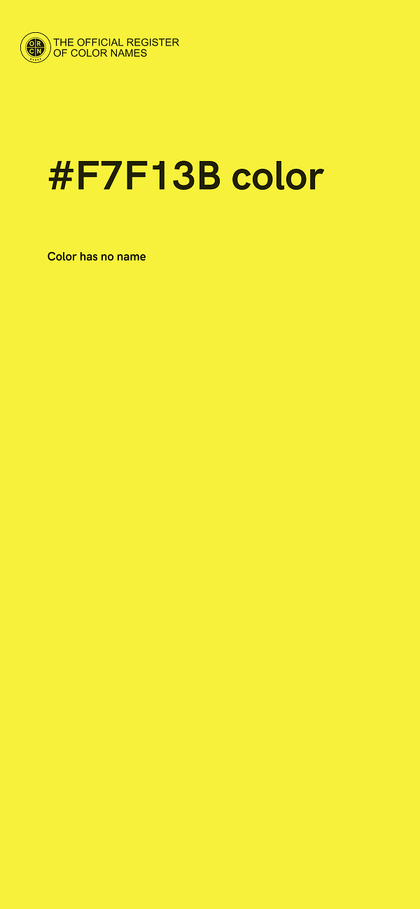 #F7F13B color image