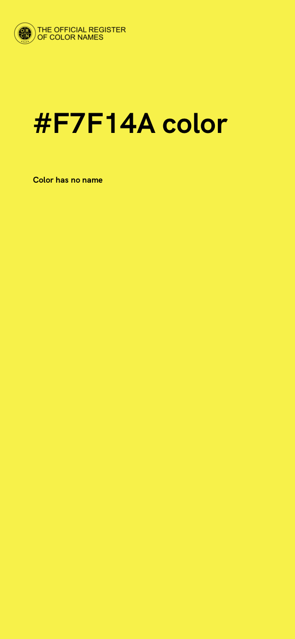 #F7F14A color image
