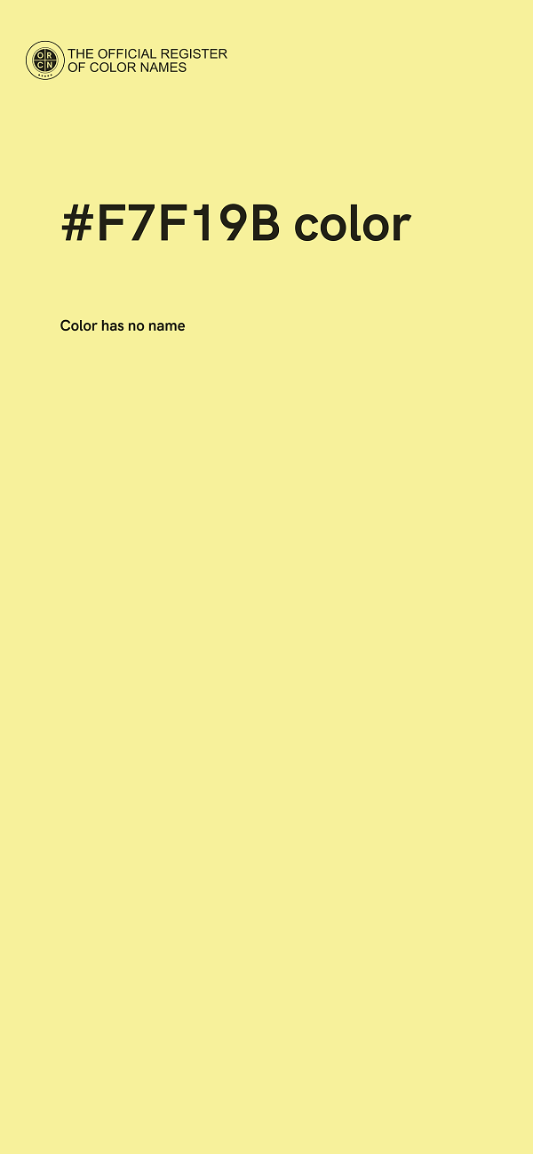 #F7F19B color image