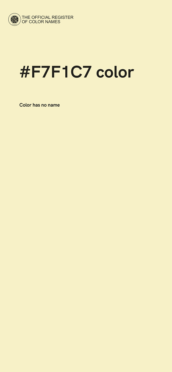 #F7F1C7 color image