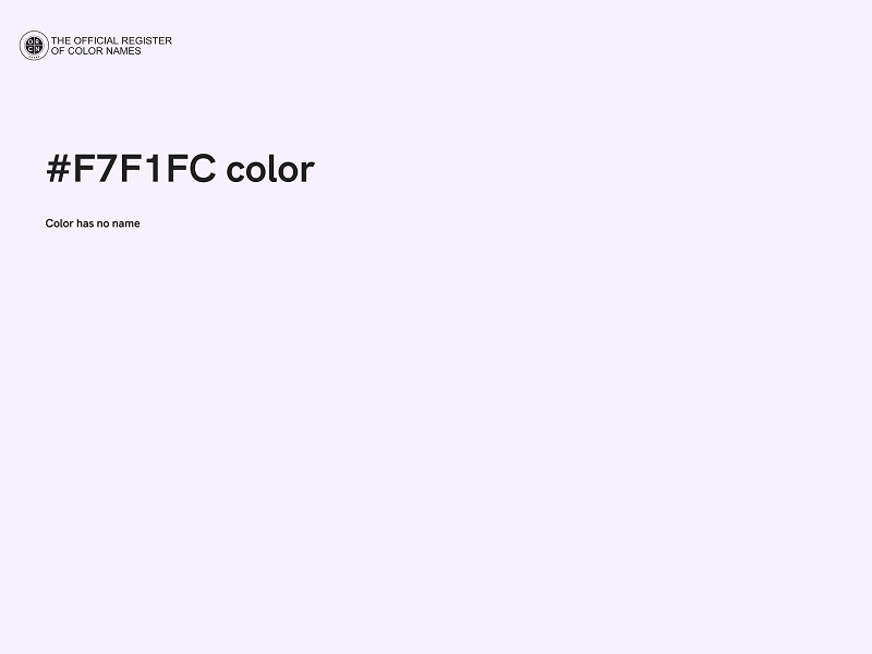 #F7F1FC color image