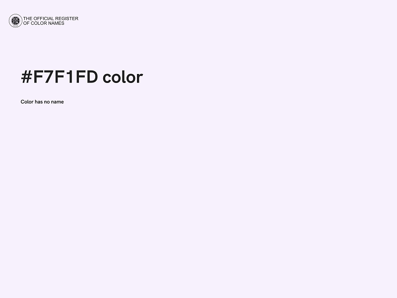 #F7F1FD color image