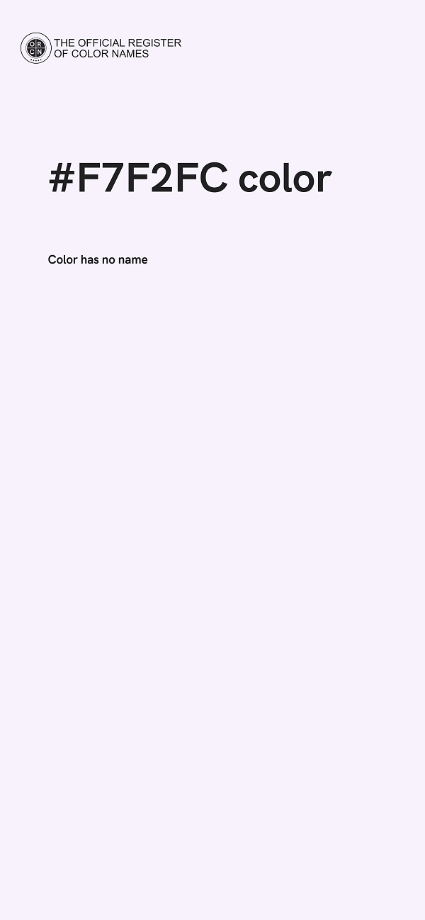 #F7F2FC color image