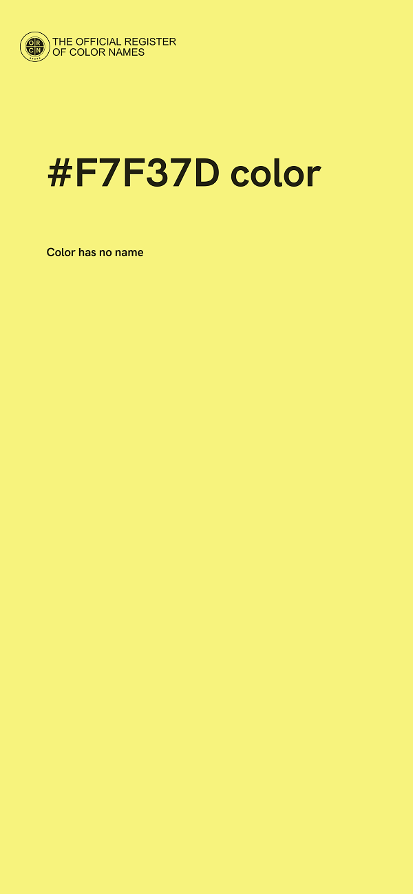 #F7F37D color image