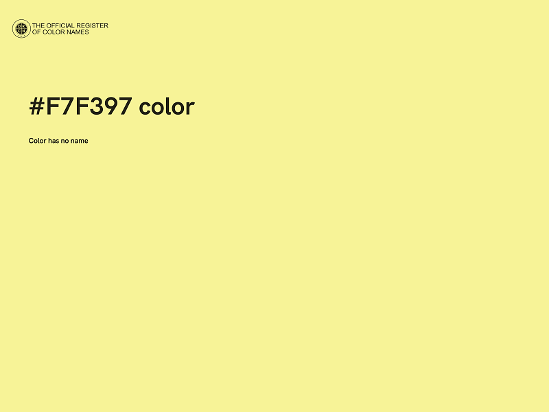 #F7F397 color image
