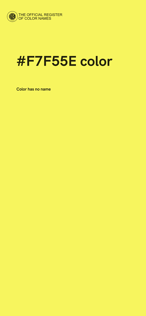 #F7F55E color image