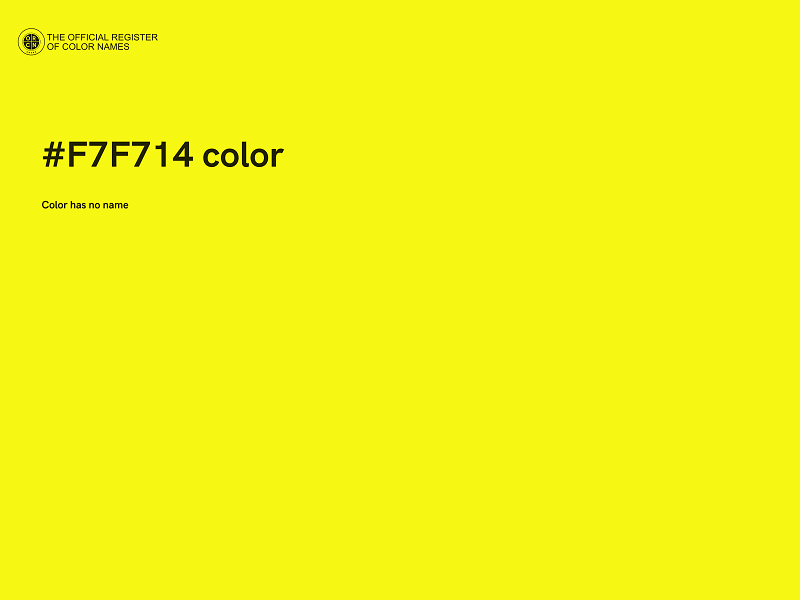 #F7F714 color image