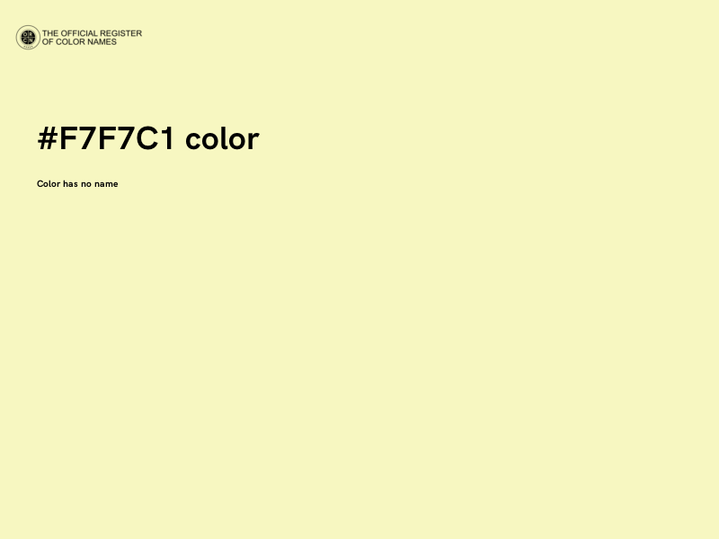 #F7F7C1 color image
