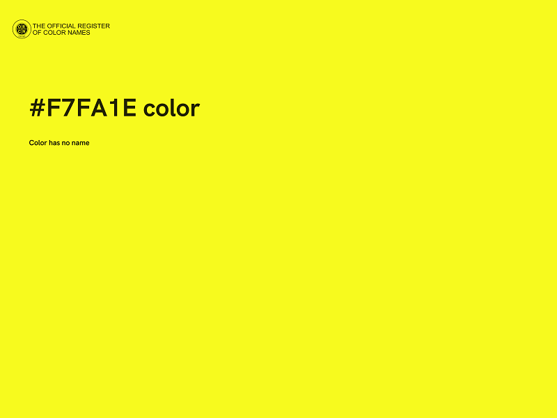 #F7FA1E color image