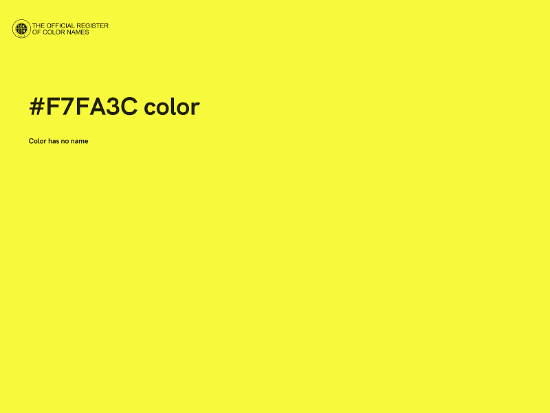 #F7FA3C color image