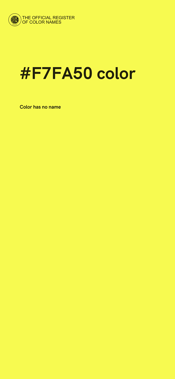 #F7FA50 color image