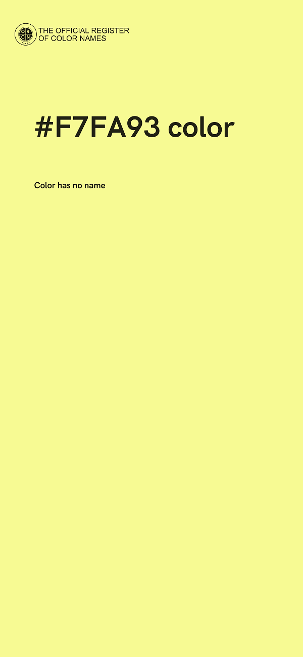 #F7FA93 color image