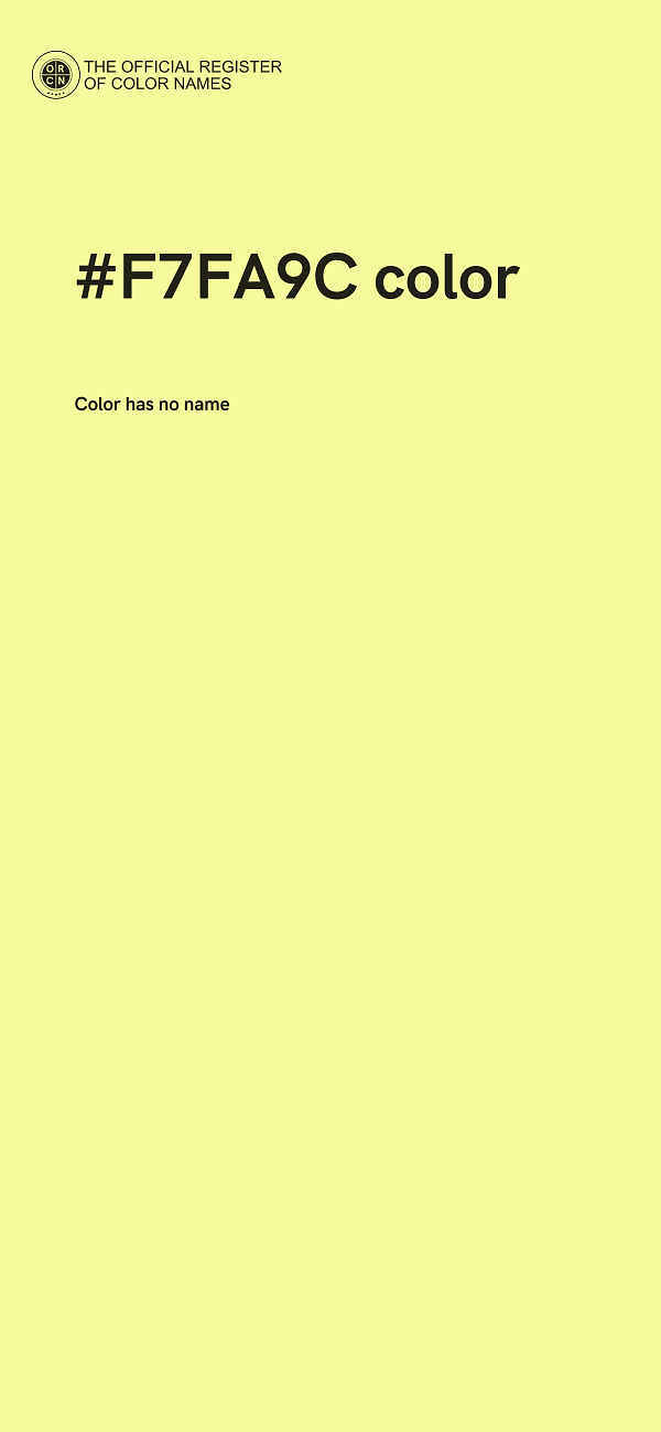 #F7FA9C color image