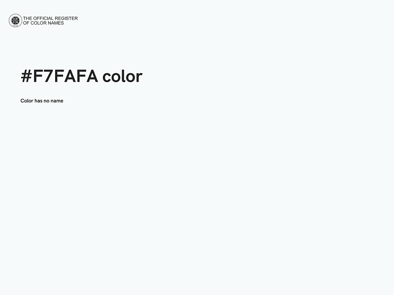 #F7FAFA color image