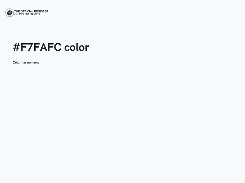 #F7FAFC color image