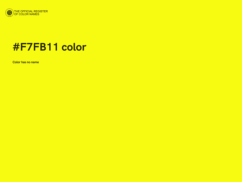 #F7FB11 color image