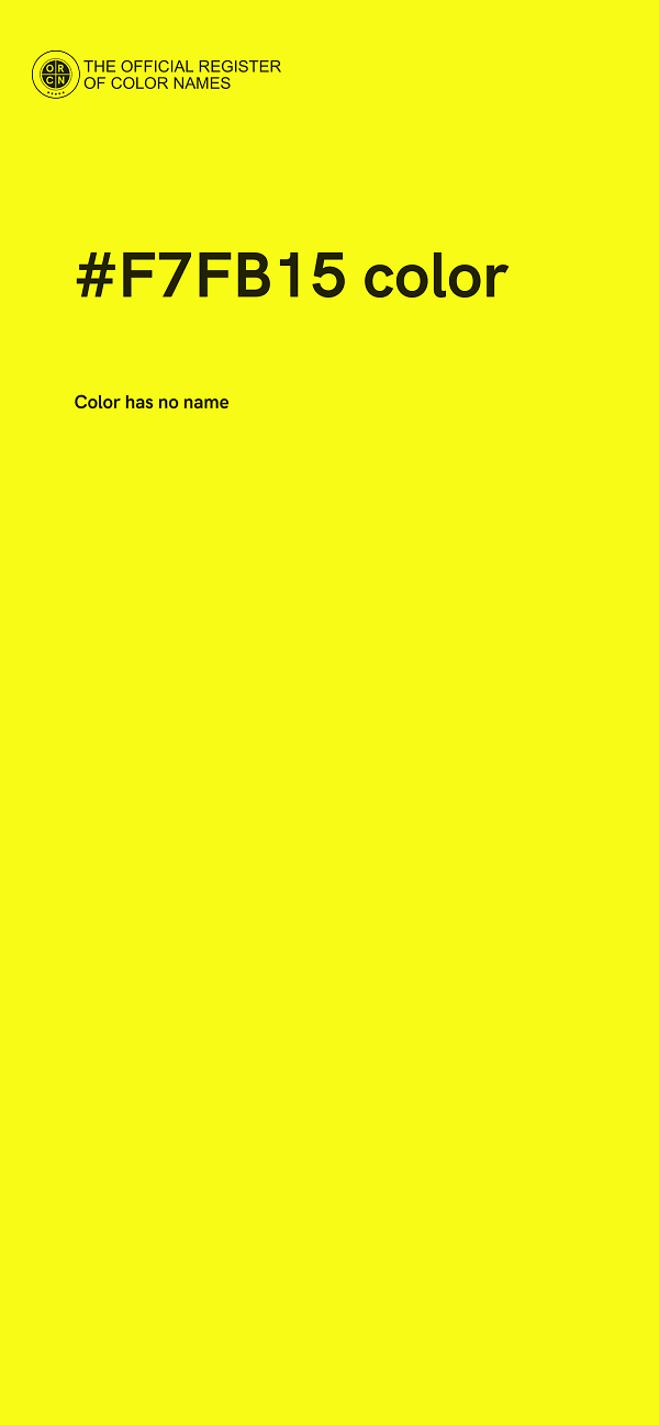 #F7FB15 color image