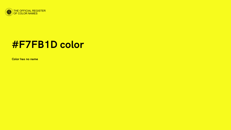#F7FB1D color image