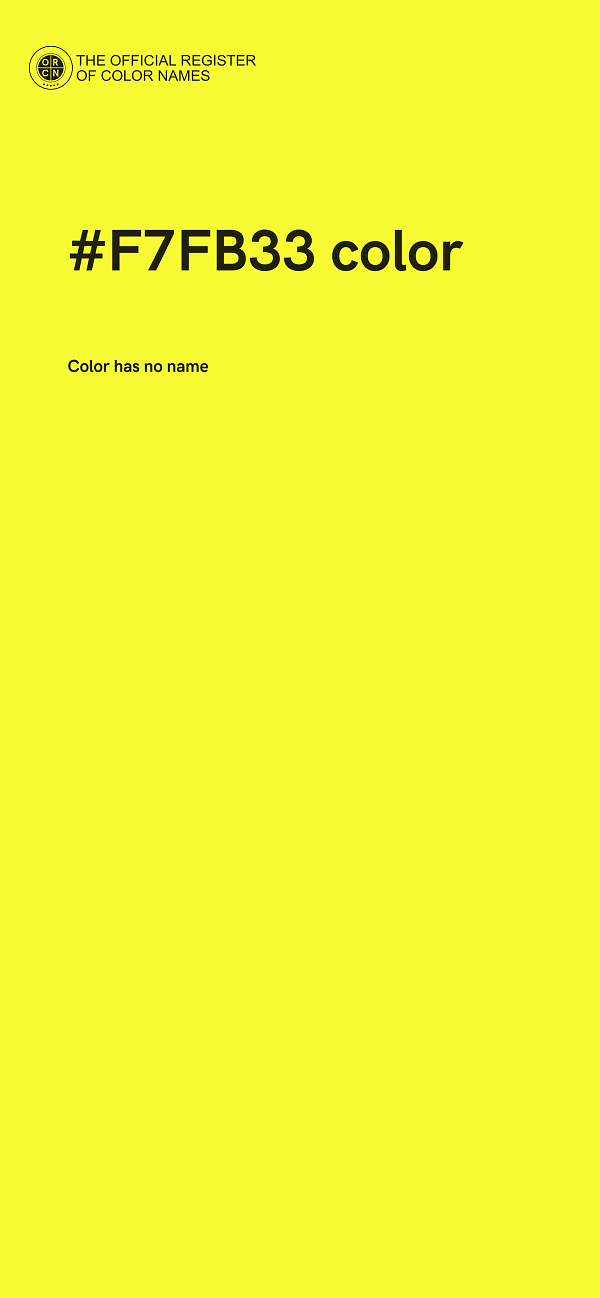 #F7FB33 color image