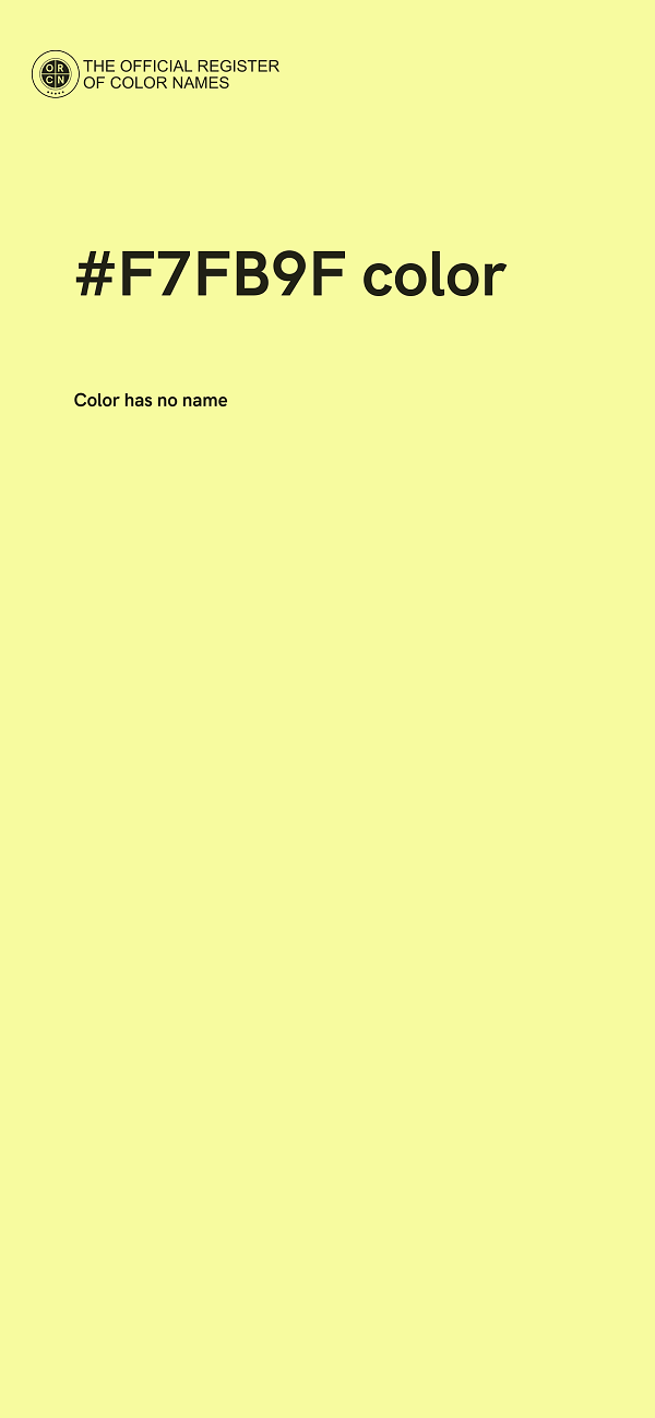 #F7FB9F color image