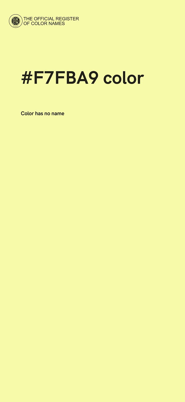#F7FBA9 color image