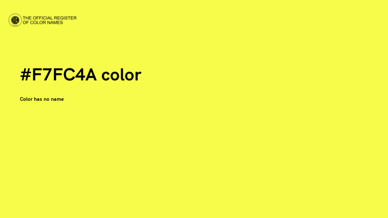 #F7FC4A color image