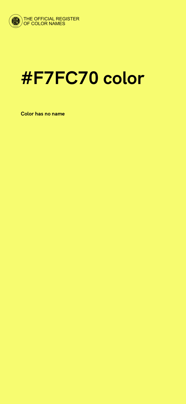 #F7FC70 color image