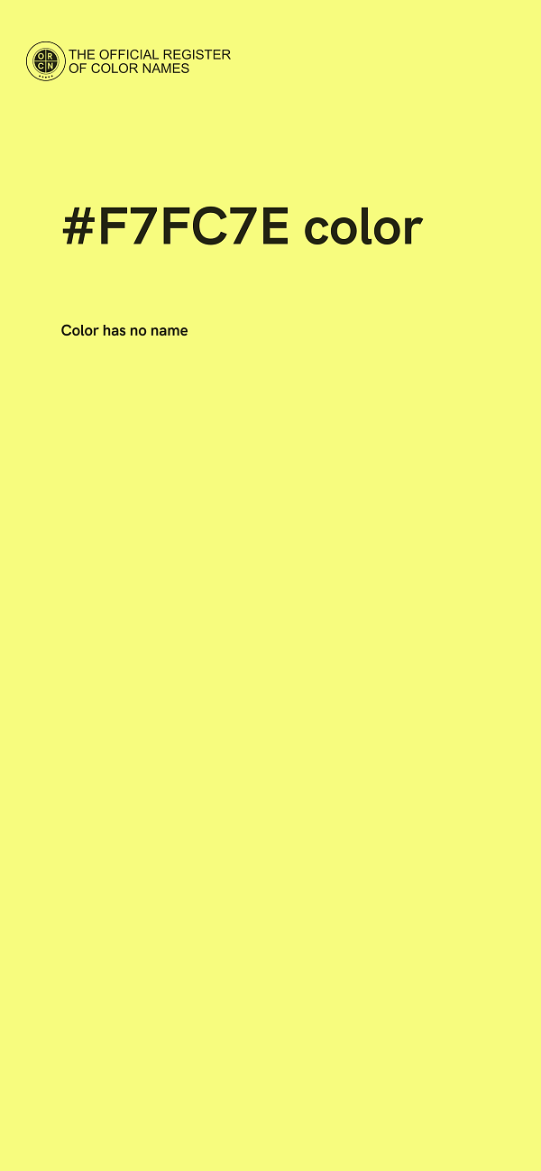 #F7FC7E color image