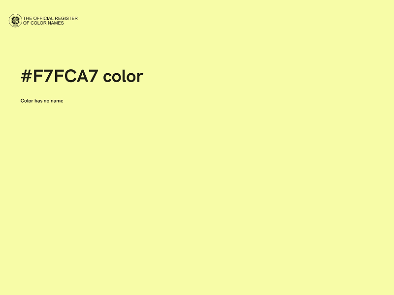 #F7FCA7 color image