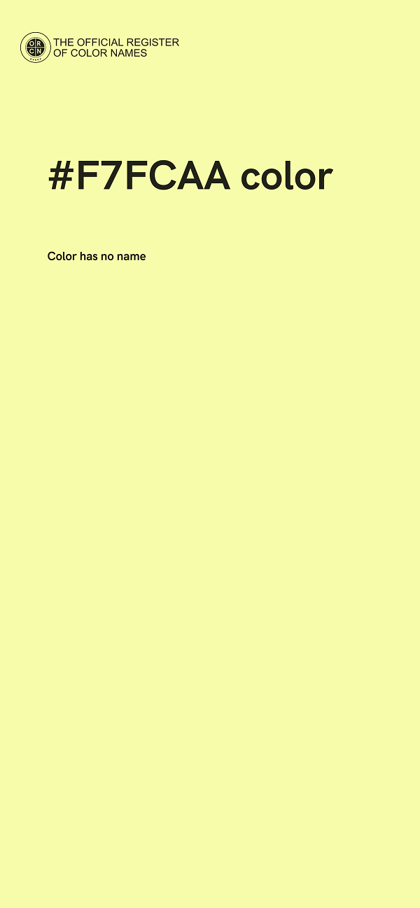 #F7FCAA color image