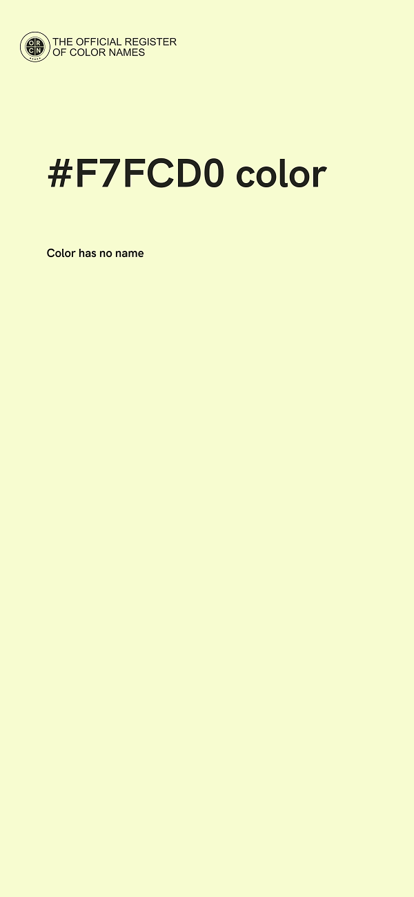 #F7FCD0 color image