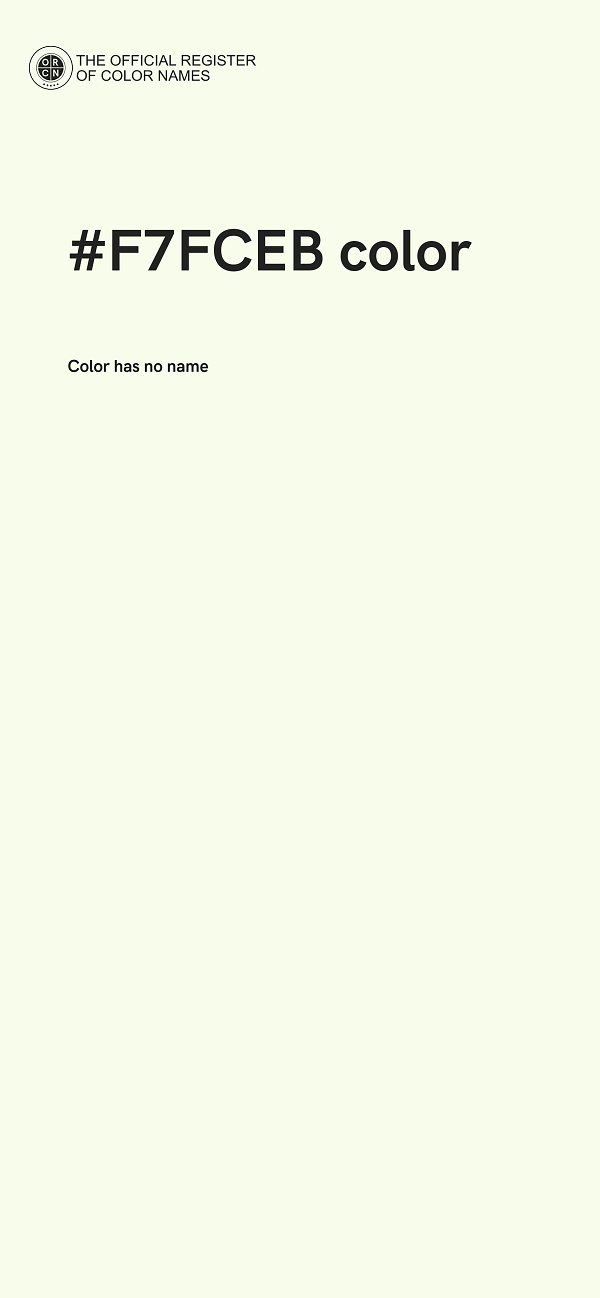 #F7FCEB color image