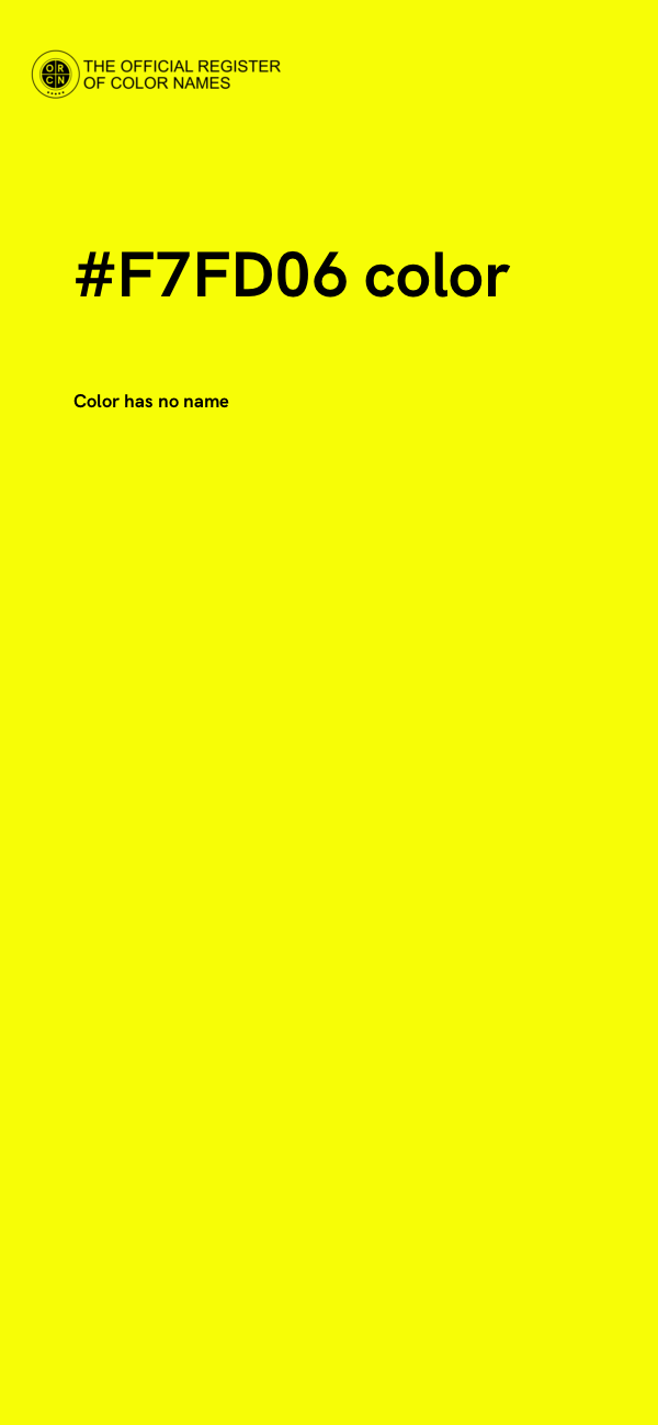 #F7FD06 color image