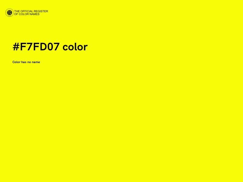 #F7FD07 color image