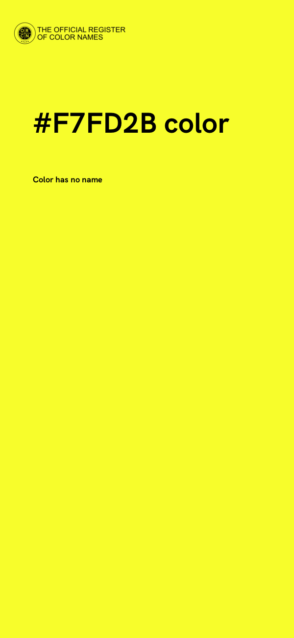 #F7FD2B color image