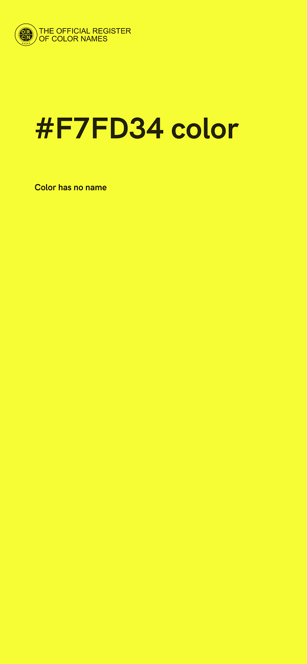 #F7FD34 color image