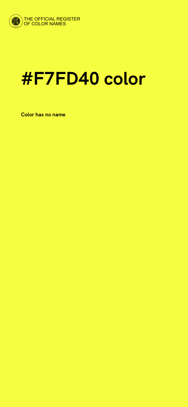 #F7FD40 color image