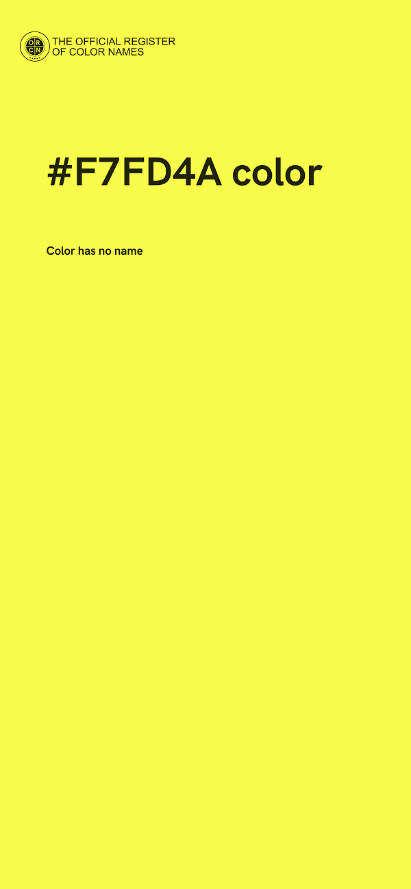 #F7FD4A color image