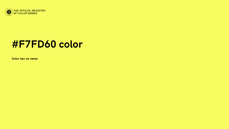 #F7FD60 color image