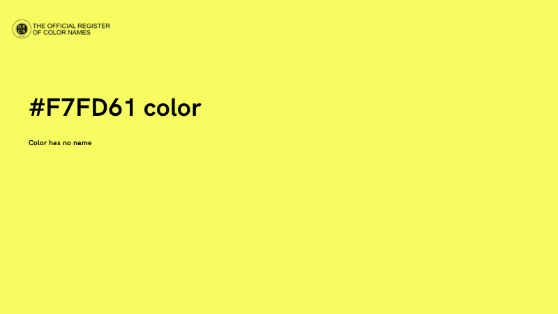 #F7FD61 color image