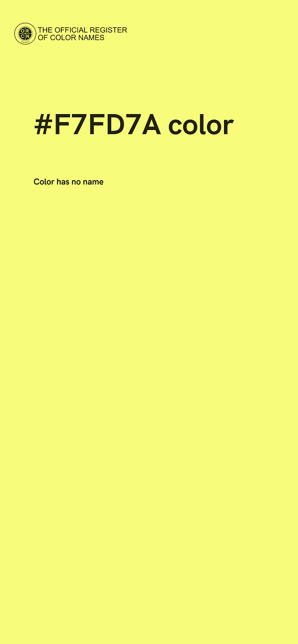 #F7FD7A color image
