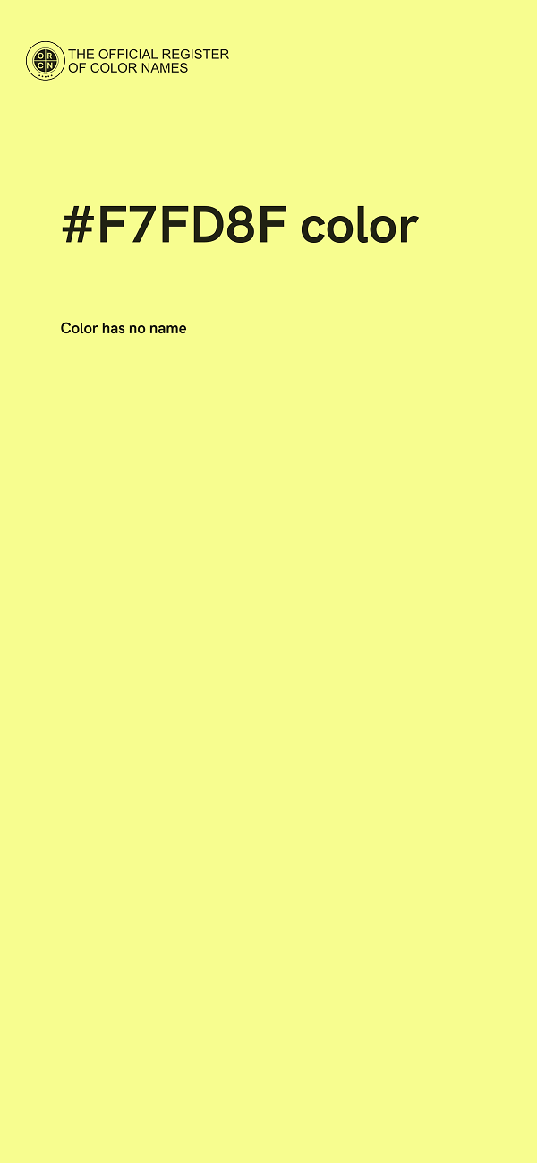 #F7FD8F color image