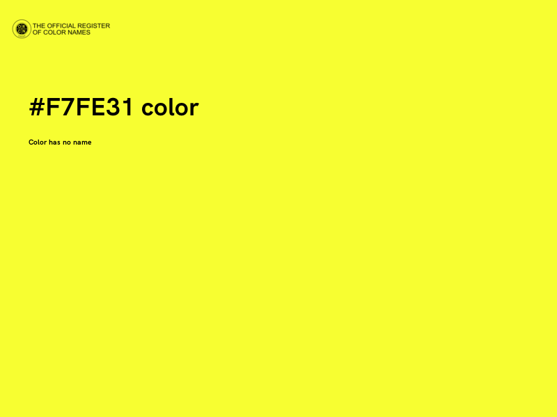#F7FE31 color image