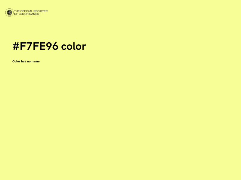 #F7FE96 color image