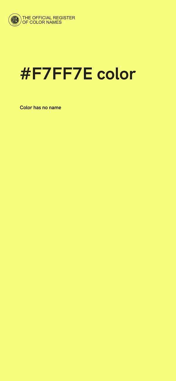 #F7FF7E color image