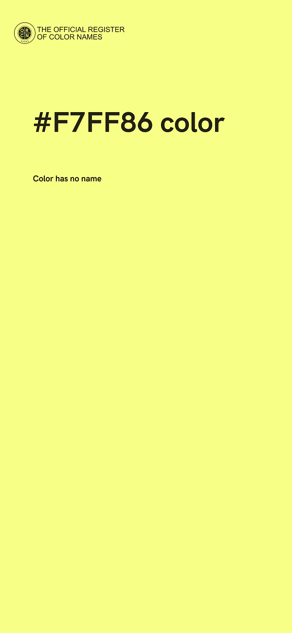 #F7FF86 color image