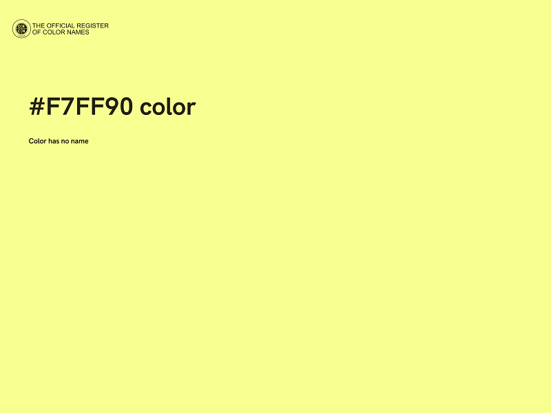 #F7FF90 color image