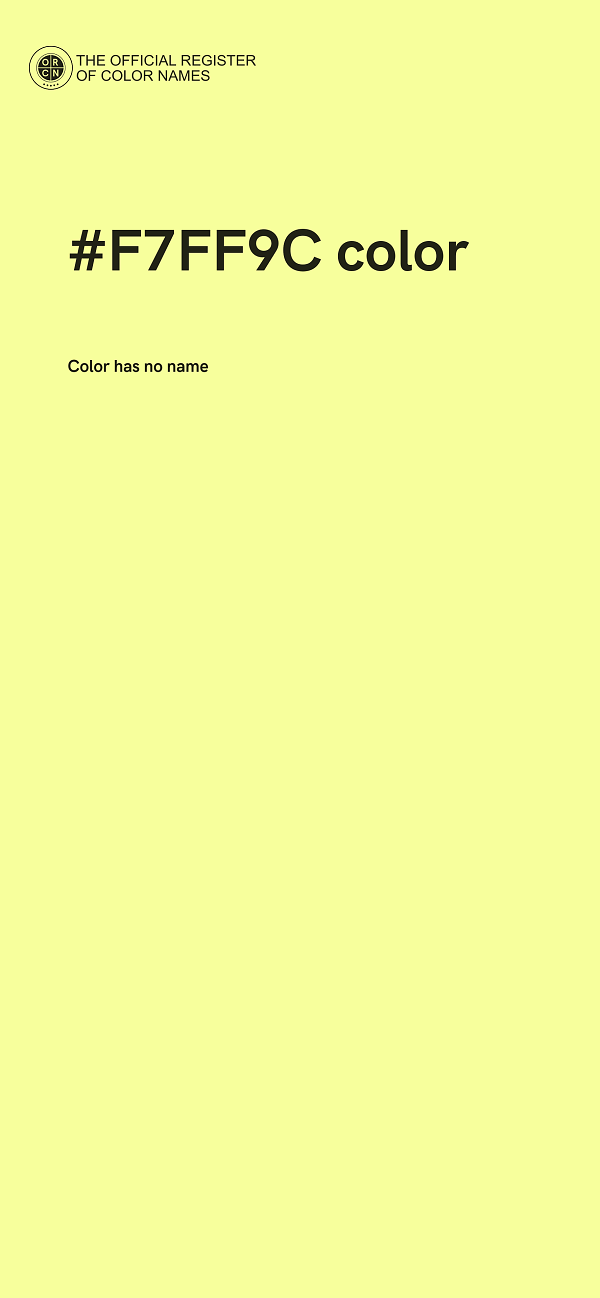 #F7FF9C color image