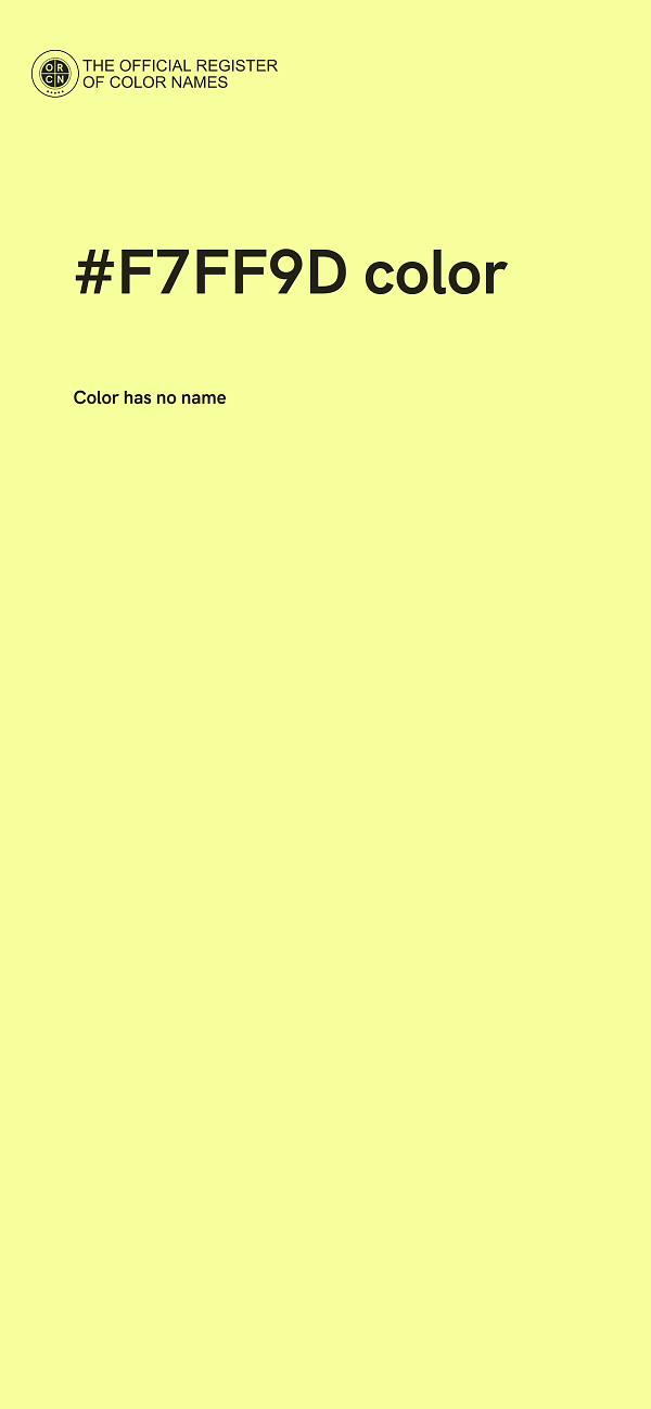 #F7FF9D color image
